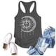 thumbnail image 3 of Pntutb Moda Mujer Casual Luna Sol Letra Estampado Sin Mangas O-Cuello Tank top Blusa Pntutb Pntutb-1118, 3 of 7