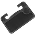 thumbnail image 3 of Kenally Volante de para coche, carrito de trabajo para comer, bebida, comida, café, soporte para artículos, bandeja para coche, ordenador Automoción decorativa y accesorios Negro Kenally VI001106-01B, 3 of 6