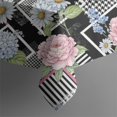 thumbnail image 5 of Pioneer Flower Floral Print Pattern Square Tablecloth, Waterproof Wipeable Spillproof Washable Table Cover for Home Kitchen Party Decor, 42"x42", 5 of 6