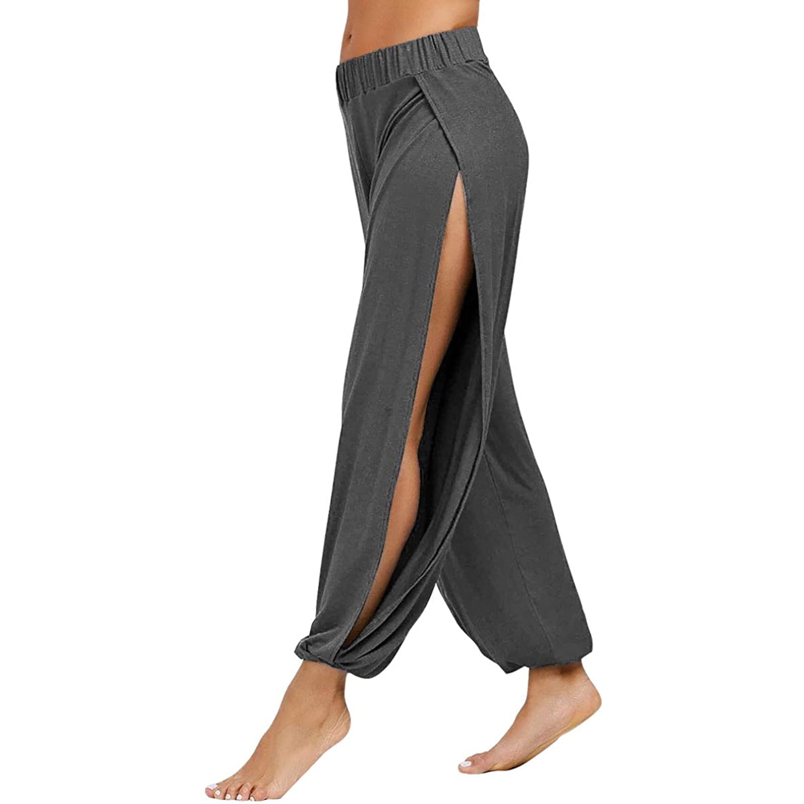 Harem Yoga Pants for Men Tight Women's Net Pants Stretch
