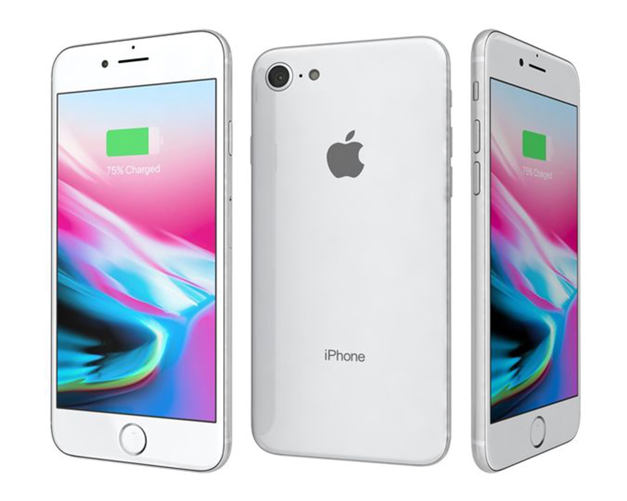 Restored Apple iPhone 8 64GB, Silver - Unlocked LTE