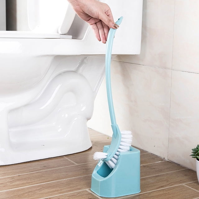 Brosse de Nettoyage de Classification de Produits 2 Brosses de Cuvette de Toilette Compactes et Minces avec Support et Baguette de Récurage - Solution de Nettoyage de Toilette Sans Effort