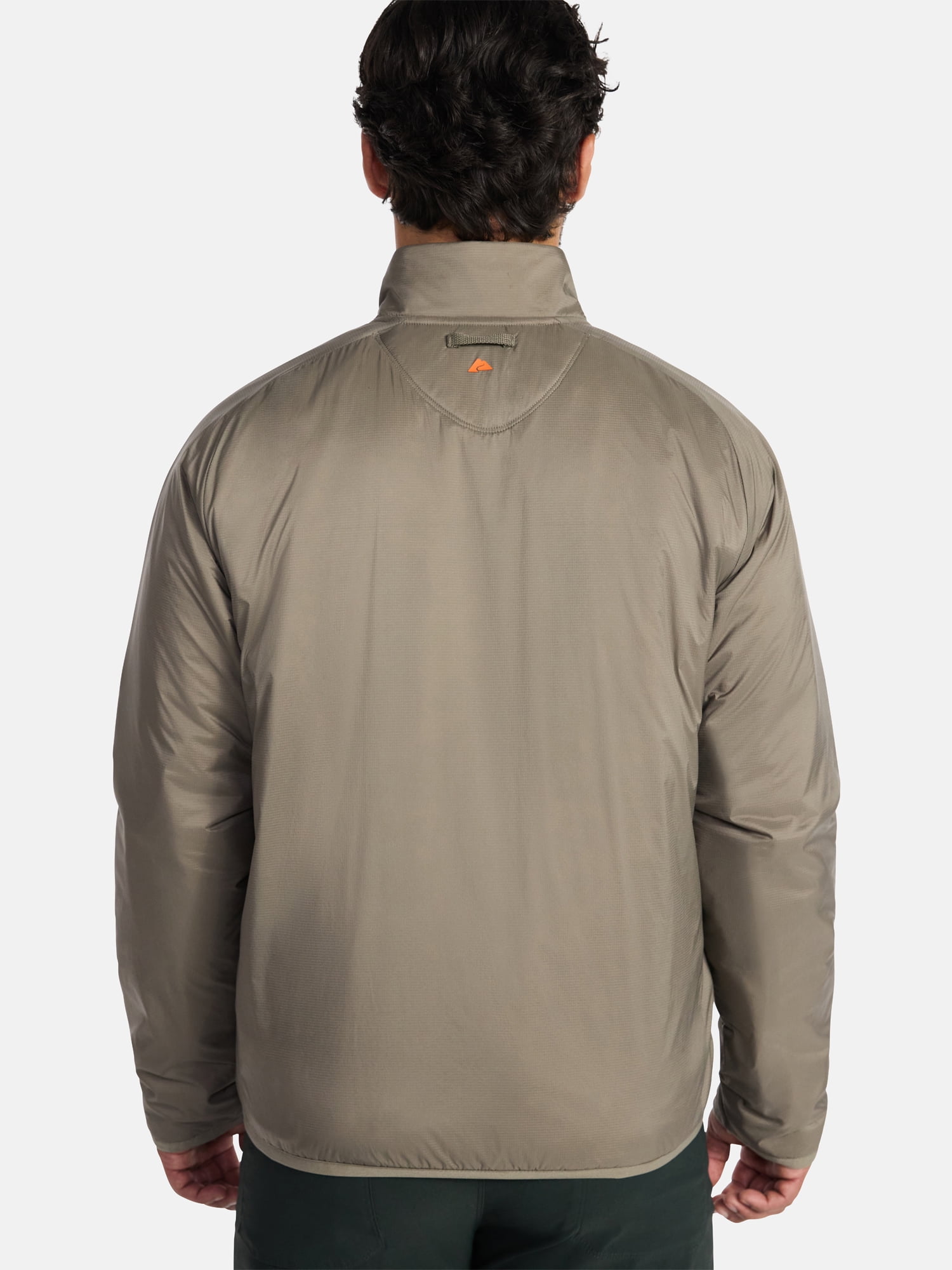 Ozark Trail Men's and Big Men's Light Insulated Nylon Zip Jacket, Sizes S-3XL
