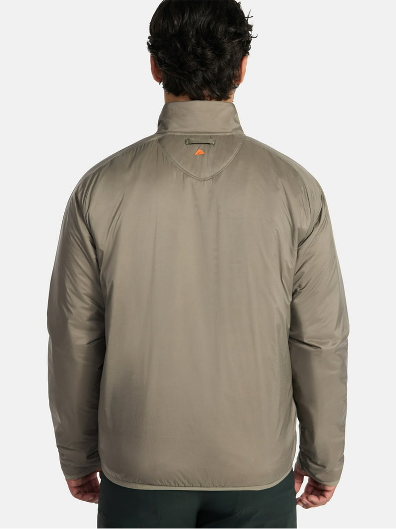 Ozark Trail Men's and Big Men's Light Insulated Nylon Zip Jacket