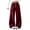 Wine#50818BB, variant on Garbnen Fleece Lined Baggy Sweatpantss Women Elastic Waist Wide Leg Womens Trouser Pants Fluffy Flannel Fuzzy Athletic Drawstring Fall Winter Work Pants Women