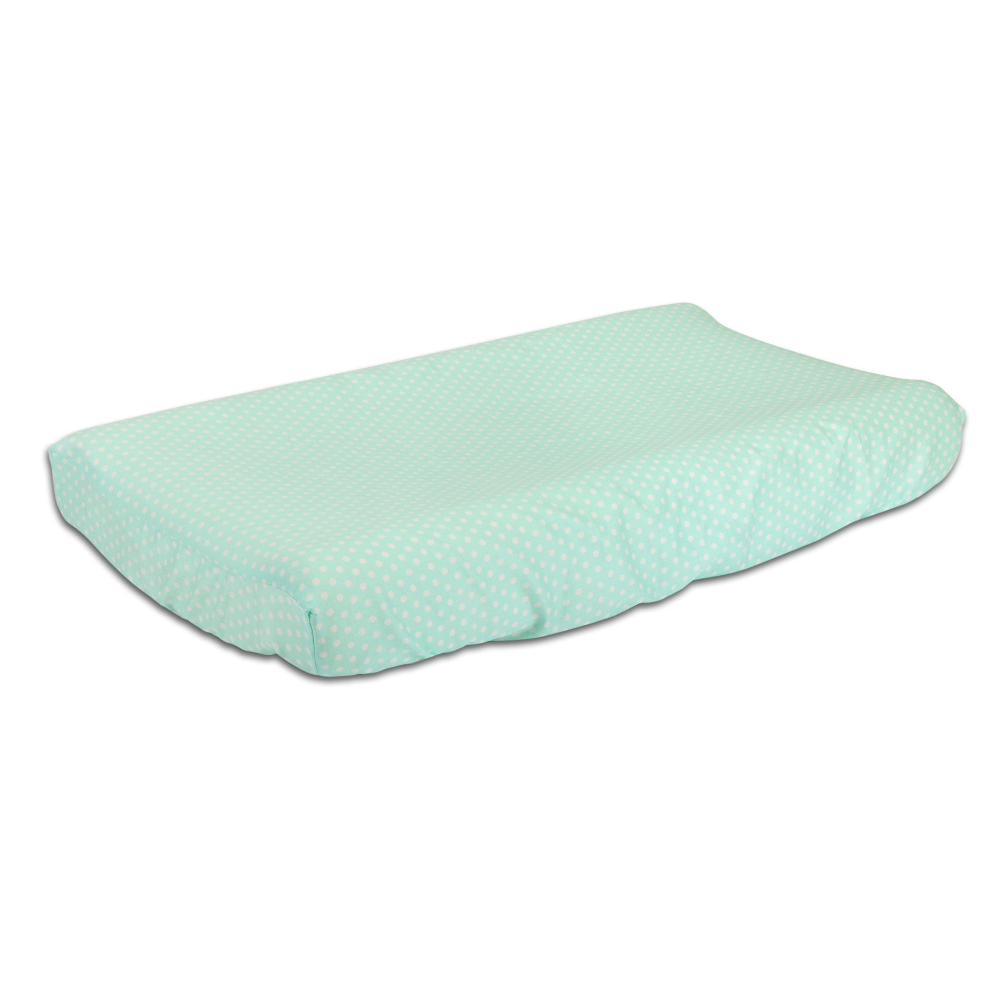 The Peanut Shell Baby Contoured Changing Pad Cover White Confetti