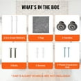 thumbnail image 3 of VEVOR Dartboard Cabinet, Solid Wood Dartboard Cabinet Set, Official Size Hideaway Cabinet with Socreboard and Accessories, Features Easy Assembly, Perfect for Cricket Games (Dartboard Not Included), 3 of 9