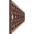 thumbnail image 3 of Ekena Millwork 46 1/4"W x 6"H x 3/8"T Chicago Fretwork Moulding, Walnut, 3 of 13
