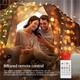 thumbnail image 2 of Matsuzay con control remoto WIFI Bluet Bombilla LED Regulable Control remoto Colorido Holiday Bar Club Garden Night Lámpara inteligente Iluminación navideña No.1 Matsuzay HA025309-01, 2 of 6