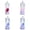 A, variant on UJMNHYGT Flameless LED Candles Battery Operated, Acrylic Light Color Changing Flickering Candles with Embedded Rose, LED Pillar Candles for Home Decor Sparkling Love Gift Atmosphere