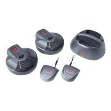 Poly Wireless Microphones - Microphone system (pack of 2) - for SoundStation IP 6000, VTX 1000, VTX 1000 TwinPac; SoundStation2 EX; QDX 6000