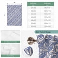 thumbnail image 6 of Blue Floral Balloon Curtains for Windows, Bedroom Curtains 54 Inch Length, Spring Flowers Pattern Plants Simple Vintage Tie Up Curtains Panels Thermal Insulated Bathroom Curtains Window 42"x54", 6 of 8