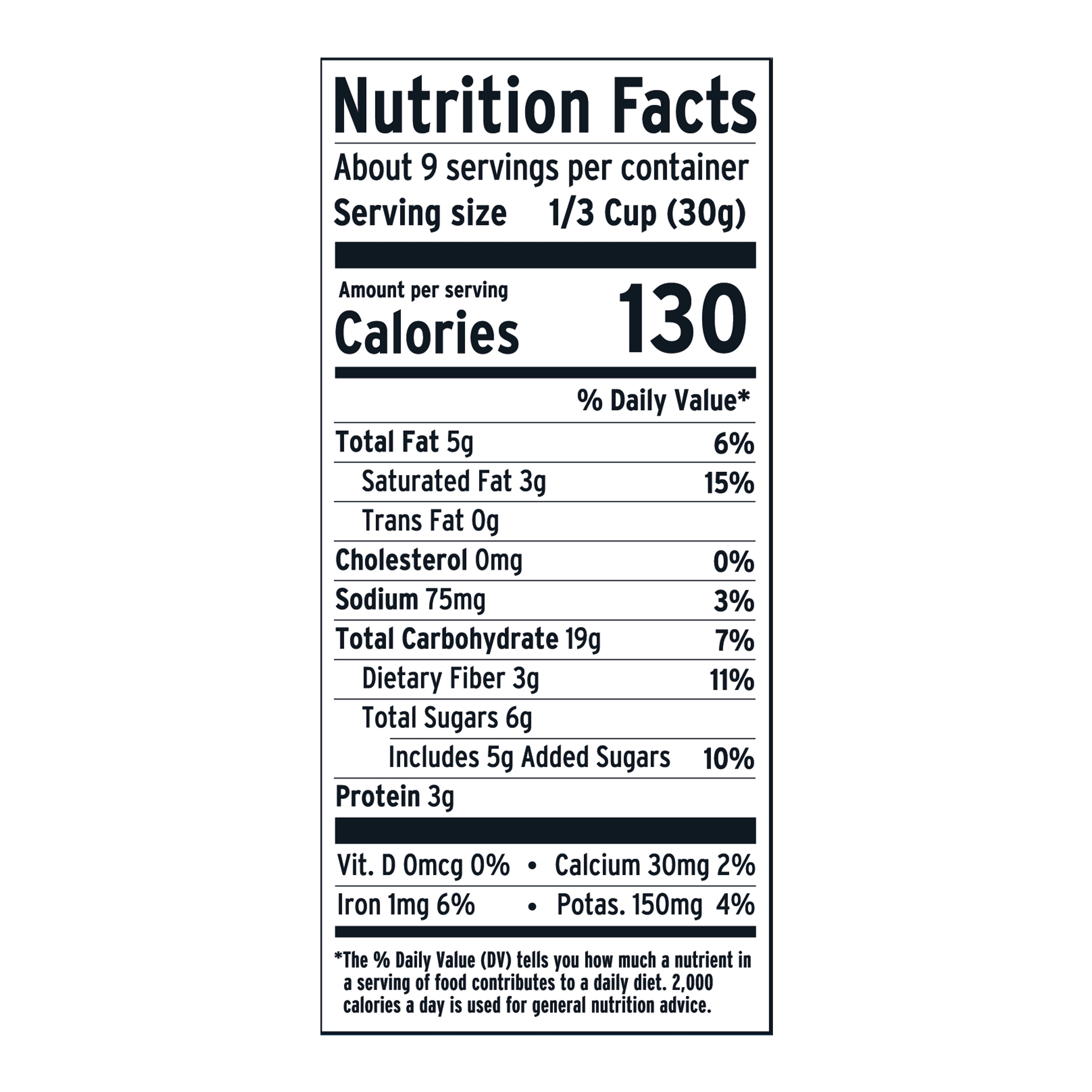 Purely Elizabeth Oatmeal Raisin Cookie Granola, 9 oz Bag