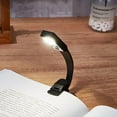 thumbnail image 1 of Lampe de Livre LED Rechargeable USB à Clipser / Protection des Yeux Réglable 3000-6000K / 3 Niveaux de Luminosité / Col de Cygne Flexible à 360° / Design Pliable Portable / Longue Durée de Vie de la Batterie / 1 Pack, 1 of 9