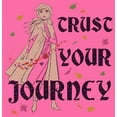 thumbnail image 2 of Girl's Frozen 2 Anna Trust Your Journey Graphic Cropped T-Shirt Light Pink Medium, 2 of 3
