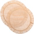 thumbnail image 1 of Shisuyan Brown Hemp Woven Style Placemat for Table Protection with Modern Design 2 Pieces, 1 of 8