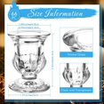 thumbnail image 2 of Foaincore - Portavelas de cristal (6 unidades, 6,3 cm), color transparente, 2 of 7