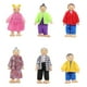 thumbnail image 1 of WORGEOUS Mini casa de madera de 6 piezas Familia de muñecas de madera natural para uso decorativo, 1 of 9