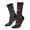 3 Black, variant on Doodle Barbeque Print Adult Socks for Men & Women,Calf Socks, Ankle Socks,Boots Socks,Breathable Casual Sock,Unisex Crew Socks