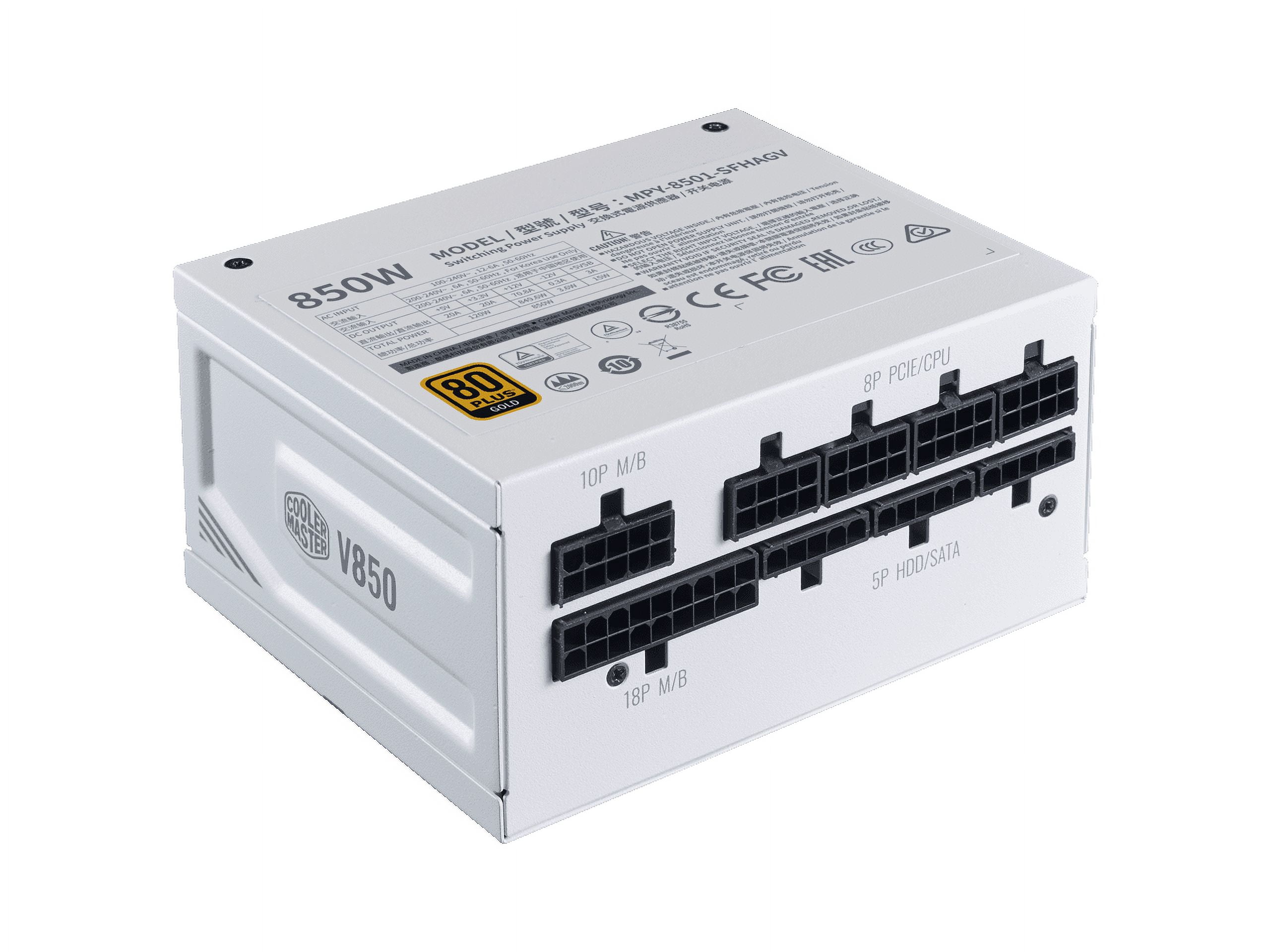 Cooler Master V850 SFX Gold - White Edition Full-Modular 80 Plus Gold SFX Power Supply