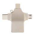 thumbnail image 4 of Adaptador OTG 3 en 1 Tipo C Micro Lightning a USB Máximo 10 Gbps Adaptador USB OTG de aleación de zinc para transmisión y carga, 4 of 14
