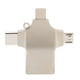 thumbnail image 2 of Adaptador OTG 3 en 1 Tipo C Micro Lightning a USB Máximo 10 Gbps Adaptador USB OTG de aleación de zinc para transmisión y carga, 2 of 12