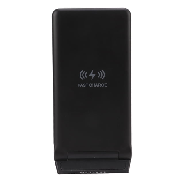 Cargador inalámbrico Carga inalámbrica Soporte de cargador de carga vertical horizontal inalámbrico plegable negro