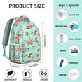 thumbnail image 6 of Pioneer Flower Backpack for School,Cute School Bag,Schoolbag with Adjustable Shoulder Straps & Padded Back,15.3"x11"x7.1"., 6 of 6