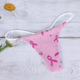 thumbnail image 3 of Aayomet Culotte Femme Confort Aguichant Motif Aguichant Culotte Taille Basse Douce Aguichant T Back g String (Rouge Melon D\'eau, TTG), 3 of 5