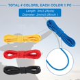 4 style PP Rope 4pcs Metallic Wire Twist Ties for Bracelet Making Mixed ...