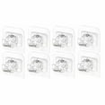 thumbnail image 1 of Supports de Tringle à Rideau Sans Perçage 8 Pcs Crochets Muraux Adhésifs Blancs pour Clou Support de Tringle à Rideau Réglable Supports Muraux pour Tringle à Serviette Courbée, 1 of 8