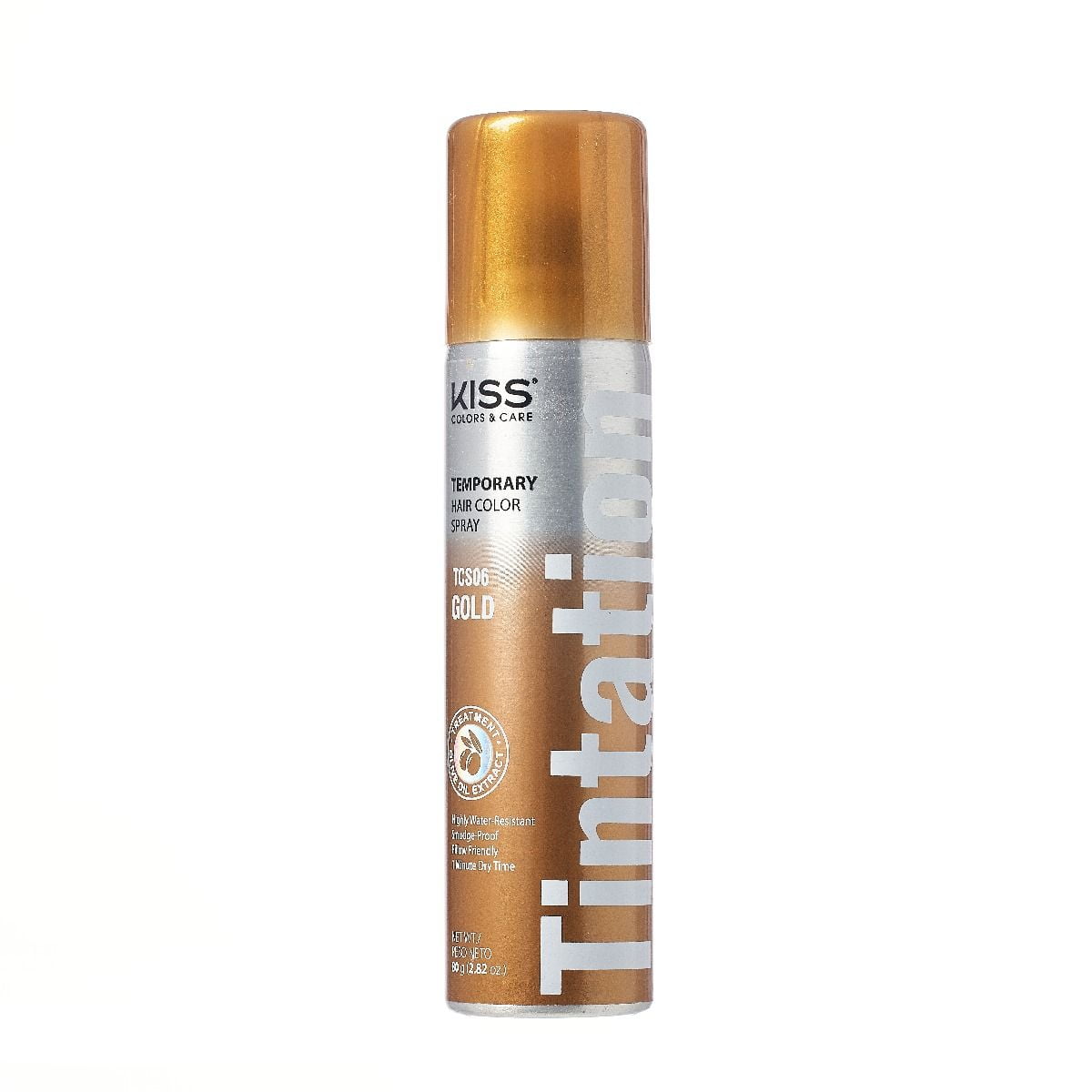 KISS Tintation Colors & Care Temporary Hair Color Spray GOLD