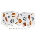 thumbnail image 3 of Sweet Jojo Designs Watercolor Sports Theme Boy Fabric Storage Bins Set 2 Piece, 3 of 4