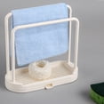 thumbnail image 3 of Visland Plastic Storage Rack with Removable Base Smooth Edges 2 Poles Water Outlet Versatile Kitchen Organizer, 3 of 7