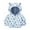 Sky Blue, variant on CHEEREAM Hooded Puffer Jacket for Toddler Girls Boys Winter Coat Lightweight Print Down Outwear Cute Bear Ears Kids Outwear