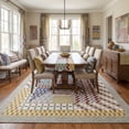 thumbnail image 5 of 8x10 Modern Geometric Bauhaus Grey Washable Area Rug for Living Room, Bedroom, Playroom– Low Pile, Non-Slip, Stain-Resistant, 5 of 7