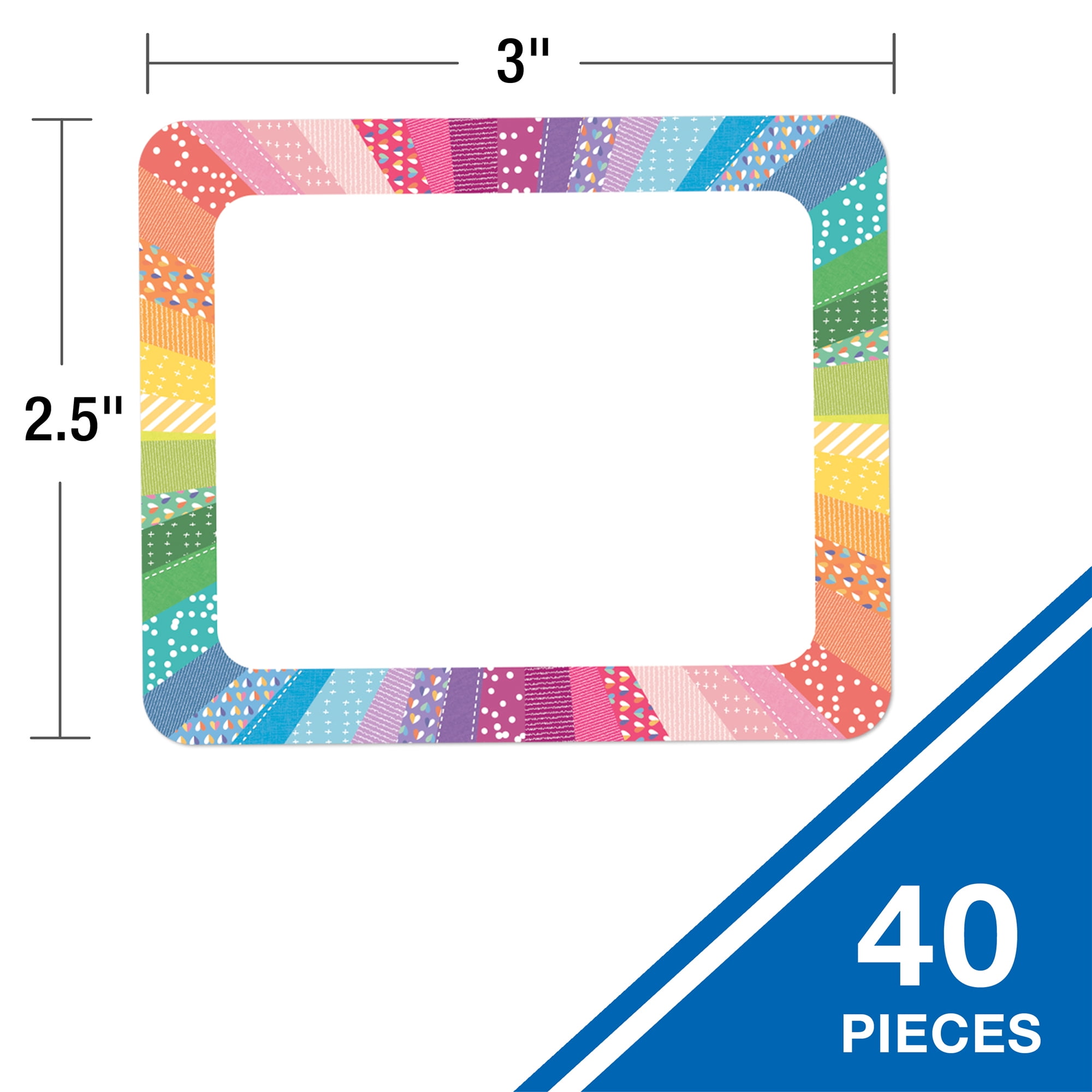 Carson Dellosa Education Crafty and Cool Name Tags, 40 Per Pack, 6 Packs