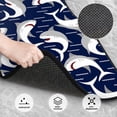 thumbnail image 3 of Pofeuu Angry Shark Print Car Foot Mat Set of 4 Pieces - All-Weather Full Set Floor Mats for Cars Trucks SUVs, 3 of 7