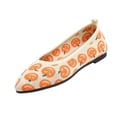 thumbnail image 3 of Willtoo Halloween Womens Mesh Breathable Loafers Pumpkin Print Slip On Shoes Lightweight Casual Shoes, 3 of 5