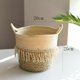thumbnail image 1 of Straw flower pot extra large extra large potted green plant flower basket plant basket woven floor indoor bonsai, 1 of 5