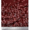 thumbnail image 2 of Soimoi Poly Georgette Fabric Leaves & Berries Panel Print Fabric by Yard 42 Inch Wide, 2 of 5