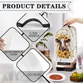 thumbnail image 4 of Yuyamidu Cow Blender Cover for Home Decoration Sunflower Kitchen Food Processor Covers with Top Handle Stain Resistant Stand Mixer or Coffee Maker Appliance Cover, 4 of 6