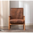 thumbnail image 5 of iooHug Mid-Century Modern Arm Chair, 25" Wide Accent Chair with Microfiber Upholstery for Living Room, Bedroom, 5 of 7