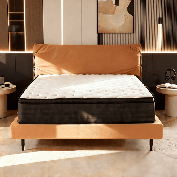 12 Inch Full Size Mattress, Memory Foam Hybrid Mattress in a Box