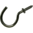 thumbnail image 2 of Ook Cup Hooks, 1-1/4", 1 lbs, Screw Hooks, Steel, Antique Brass, Gold, 3 pack, 2 of 8