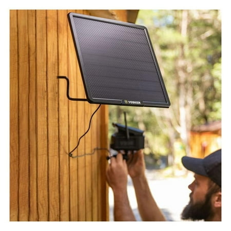 Vosker - Mountable 15,000 mAh Universal Solar Power Bank - Black
