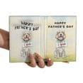 thumbnail image 3 of Cute English Setter Loves Dad Happy Father's Day Travel Passport Wallet Dog Lover PU Leather Passport Holder Cover - 12008, 3 of 5