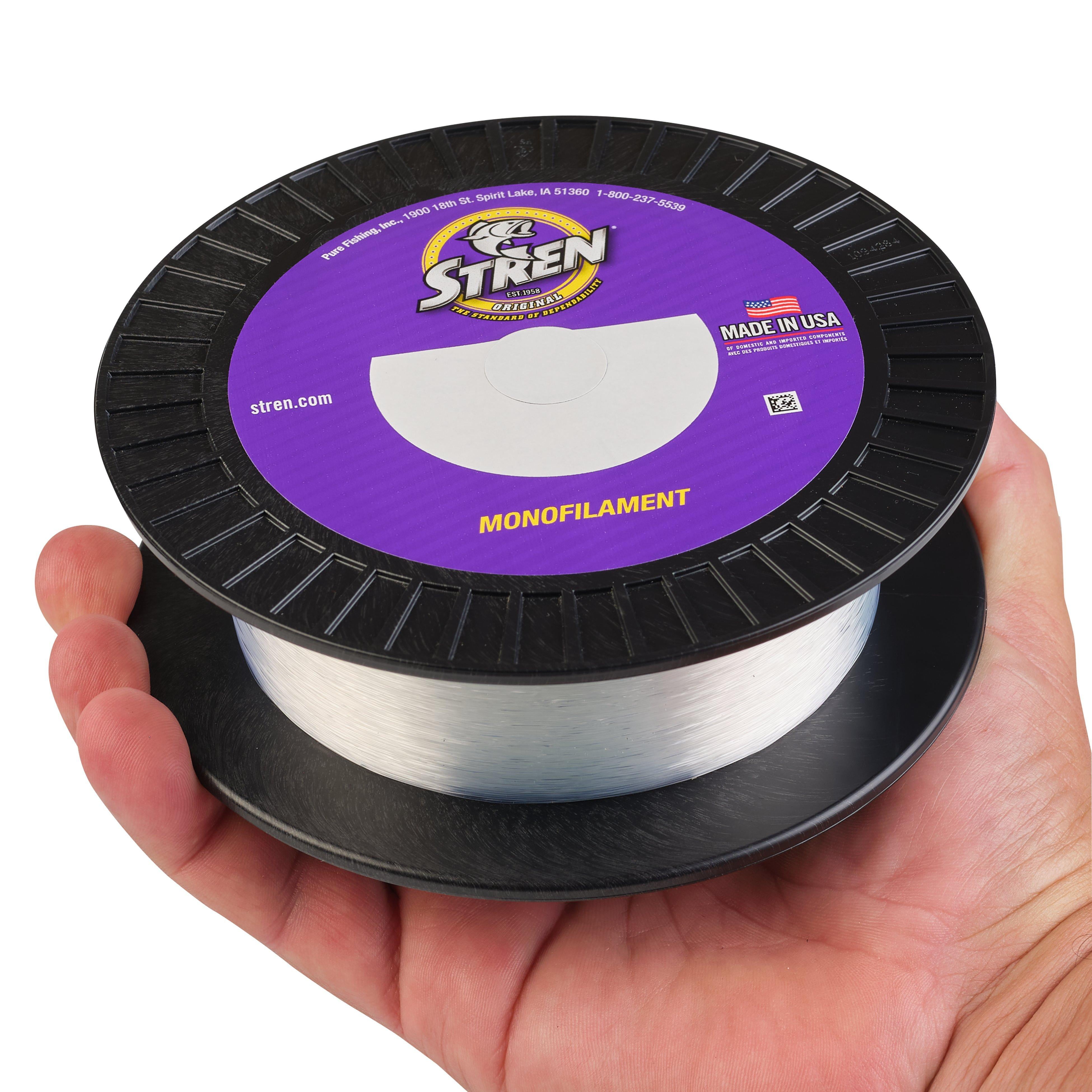 Stren Original® Monofilament Fishing Line, Clear/Blue Fluorescent, 8 lb Test Strength, 1000 yd