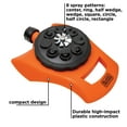 thumbnail image 2 of Black & Decker 8-Pattern Turret Lawn Sprinkler, 2 of 8