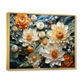 thumbnail image 2 of Designart "Koi Dance Asian Painting I" Asian Floater Framed Canvas Wall Art, 2 of 7